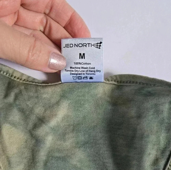 Jed North 2 pack training fitness athletic tank shirt tie dye green grey men M - Picture 4 of 12